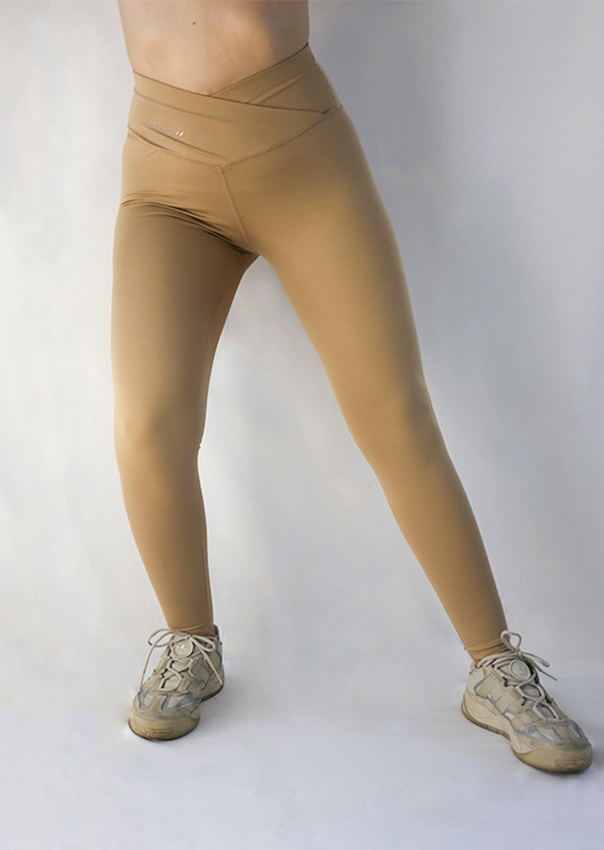 With FlexiGlam Beige Leggings + two gift socks